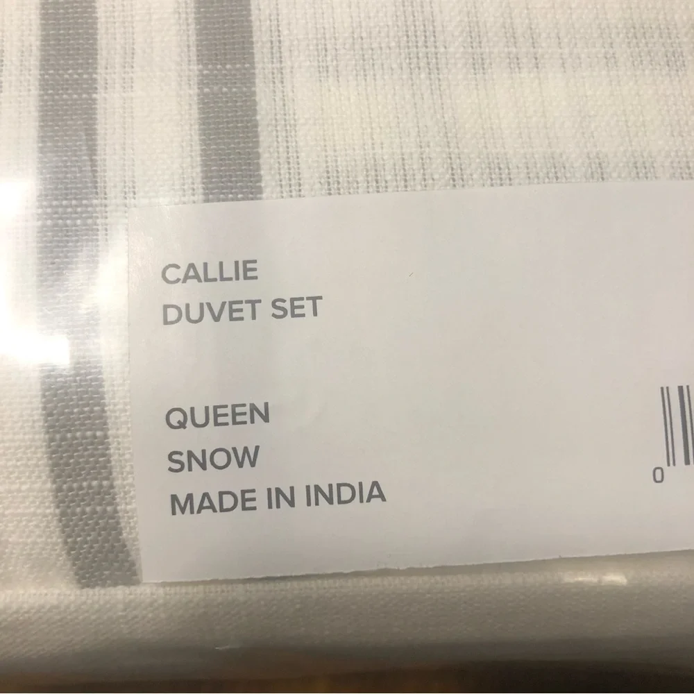 NEW $248 UGG® Callie Washed Yarn Dyed 3 Pc. Duvet Cover Set, Queen!